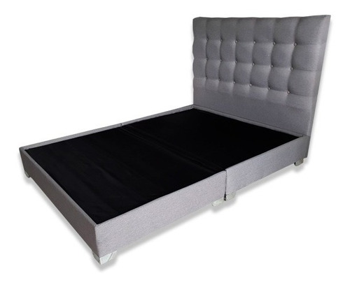 Base Cama Con Espaldar Semidoble 120x190 + Envió Gratis