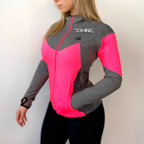 Campera Deportiva Sport Comb Lateral Tejido Kenny Fit Lycra