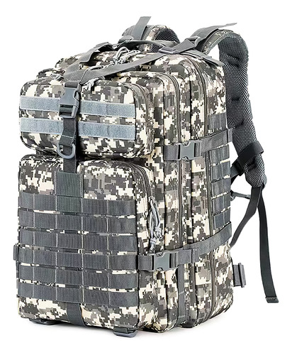 Mochila De Táctica Militar 45l Camuflaje Overfit Trekking