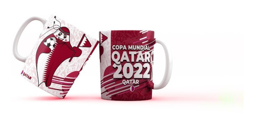 Mug Pocillo De Cerámica Mundial 2022 Personalizado De 11 On