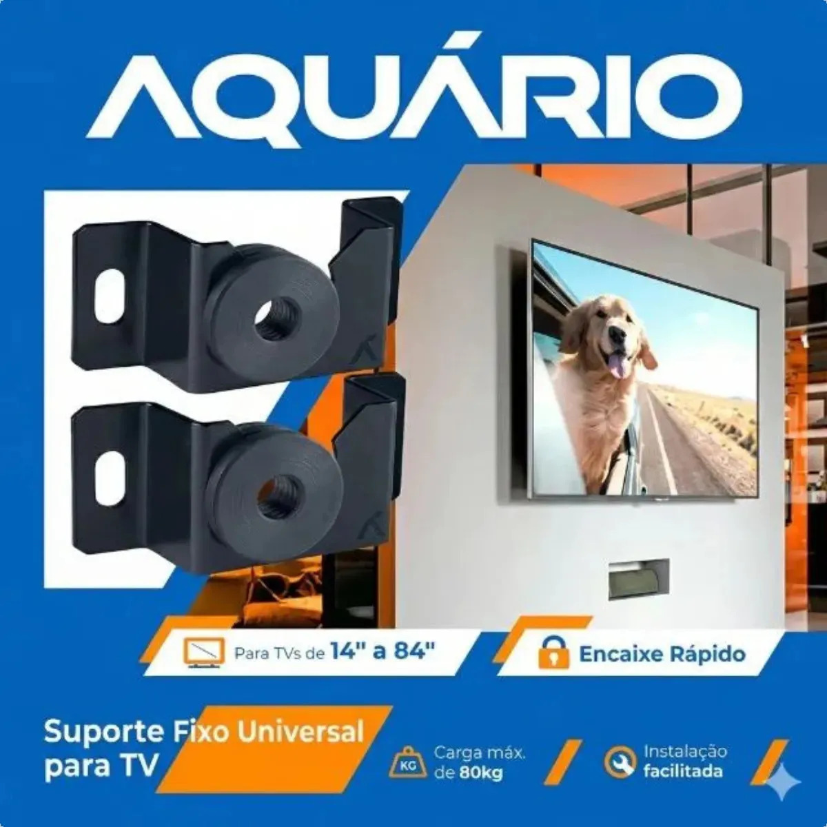 Suporte Tv Universal Fixo sav-1000 80kg