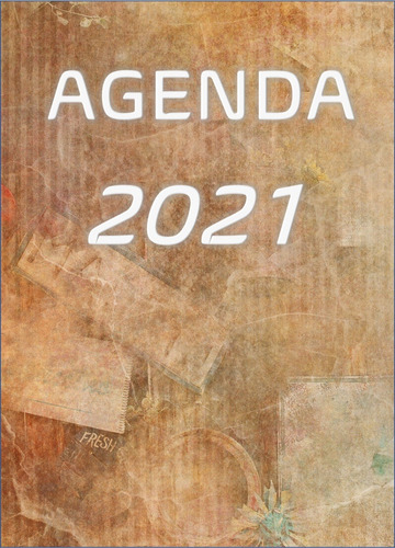Imagem 1 de 7 de Agenda 2021 Vintage Mármore