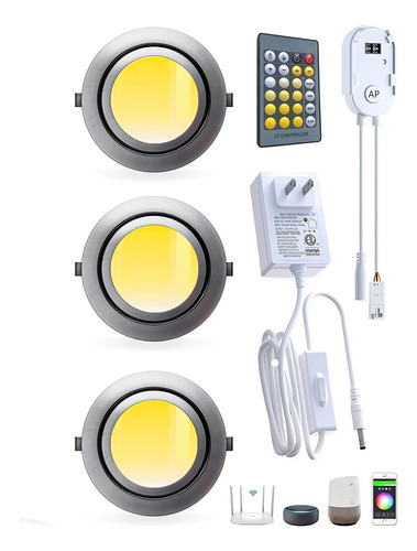 Luz Led De Disco Con Control Remoto, Iluminacion Inteligente