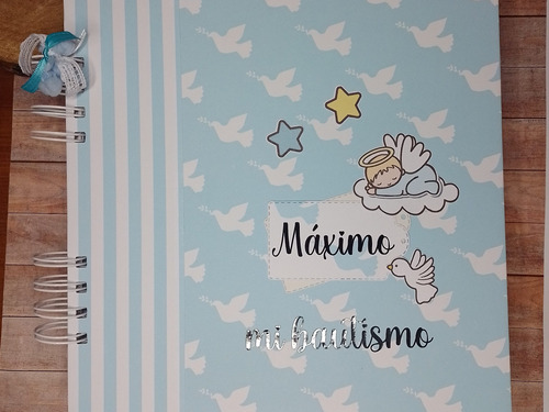 Álbum Bautismo Personalizado Scrapbook 