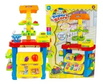 Comprar Supermercado Infantil Caja Registradora 40pzs Escaner Sonido