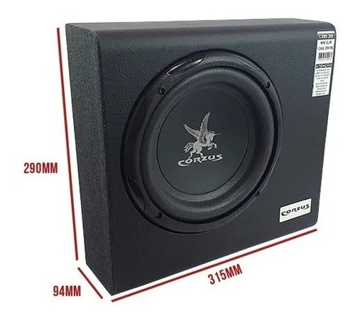 Caixa Mini Slim Corzus Amplificada 200w Rms Cxms200