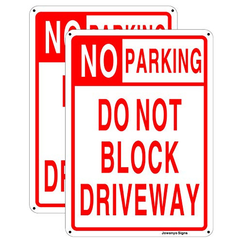 Señal De  Prohibido Estacionar, No Bloquear Camino , 1...