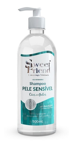 Shampoo Pele Sensível Adultos E Filhotes Sweet Friend 500ml