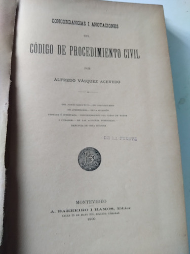 *concordancias Y Anotaciones Del Código  Procedimiento Civil