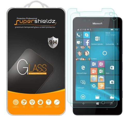 Protector De Pantalla Para Lumia 950 Supershieldz 2-pack