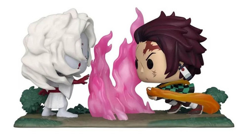 Funko Pop Tanjiro Vs Rui #1034 Demon Slayer Anime Original Color Tanjiro Vs Rui #1034 / Kimetsu No Yaiba / Moments