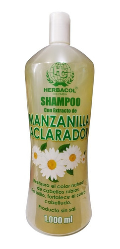 Shampoo Manzanilla Aclarador 1000ml Herb - mL a $35