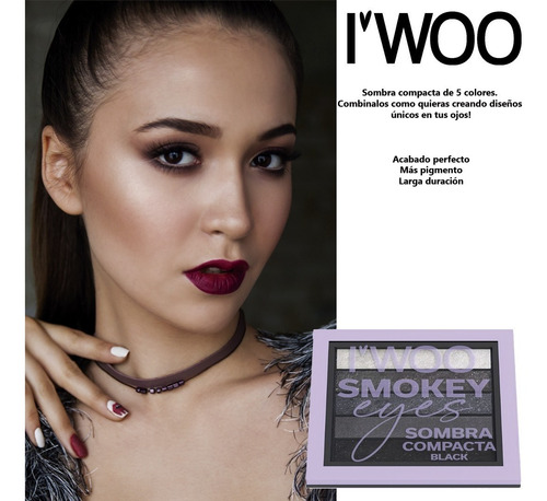 Imagen 8 de 10 de Sombra Compacta 5 Colores I'woo