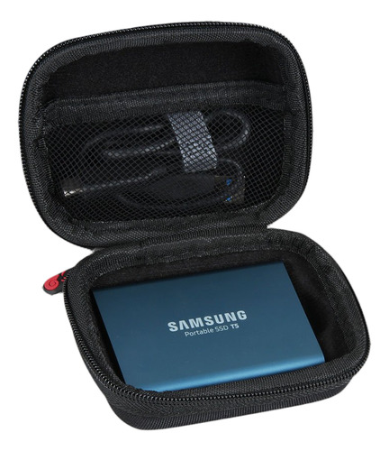 Estuche Rígido De Viaje Eva Para Samsung T5 Ssd Portátil De