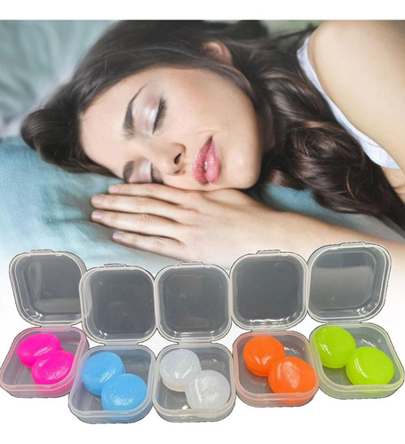 2 Tapones Para Los Oídos, Orejeras De Silicona Blanda Con Ai