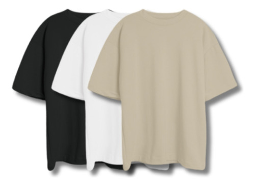 Camisas Oversize De Tela Burda Pack X 3 Unidades