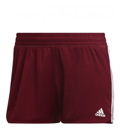 Short adidas Training Dama Pacer 3s Knit Collegiate Burgundy