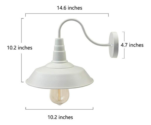 Lampara De Pared Brightess W8903 Con Cuello De Cisne, Dis...