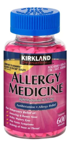 Allergy Kirkland Alergia 600tab