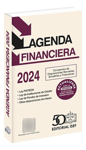 Agenda Financiera 2024 - Isef - Nuevo - Original - Sellado