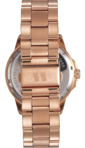 Relógio Seculus Feminino Rose Gold Multifução Original