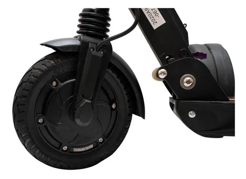 Patín Eléctrico 350 Watts 3 Velocidades Scooter Plegable A9 Color Negro