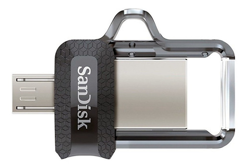 Pendrive SanDisk Ultra Dual m3.0 64GB 3.0 preto