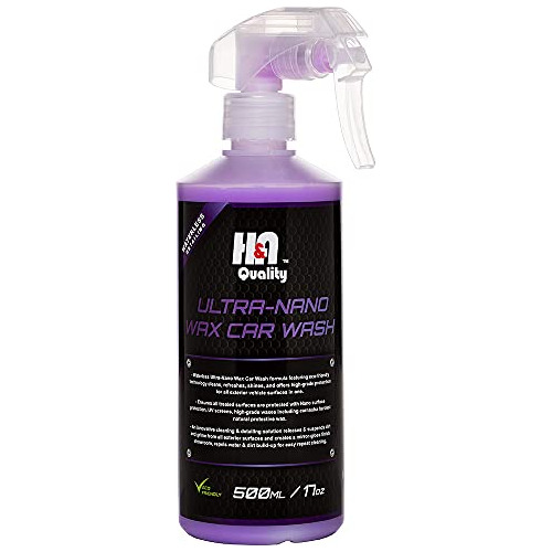 Ultranano Wax Car Wash Limpieza Sin Agua, Spray De Deta...