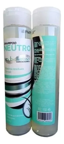 Kit 2 In Bellezza Shampoo Neutro Sin Sal Ni Parabeno 500ml