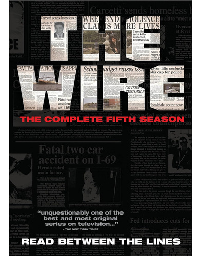 The Wire Bajo Escucha Temporada 5 Cinco Quinta Importada Dvd
