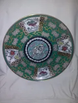 Comprar Plato  Tsuji  Pintado A Mano  Con Oro 24 Quilates  