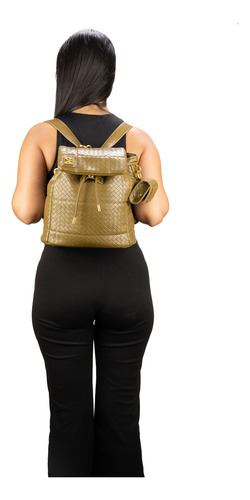 Backpack Cloe Lileima Mediano Color Verde