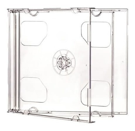 Imagen 1 de 4 de 25 Caja / Case Doble De Cd Acrílico Transparente Musicovinyl