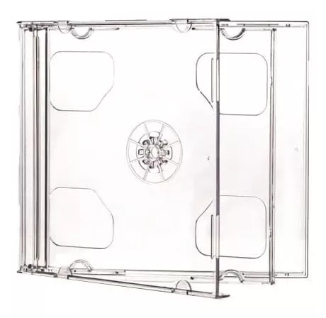 25 Caja / Case Doble De Cd Acrílico Transparente Musicovinyl