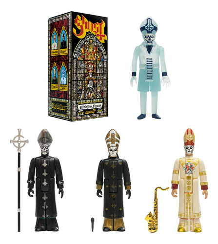 Super7 Ghost Blind Box Set Con 12 Figuras De Accion