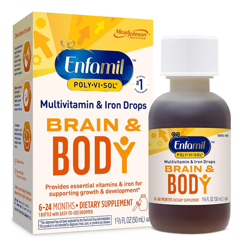 Enfamil Poly-vi-sol Con Hierro Brain & Body Bebés 50ml