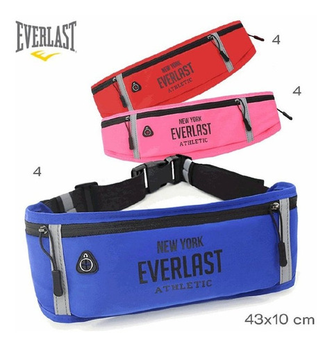 Imagen 6 de 6 de Riñonera Deportiva Everlast Running Porta Celular Training