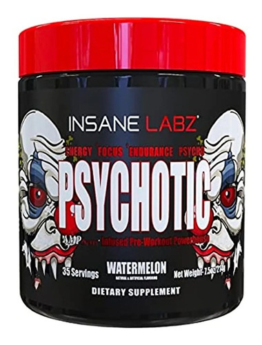 Pre Psychotic Pre Xtremo 35serv Insane Labz Envio Gratis