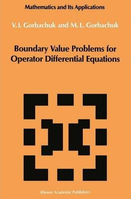 Libro Boundary Value Problems For Operator Differential E...