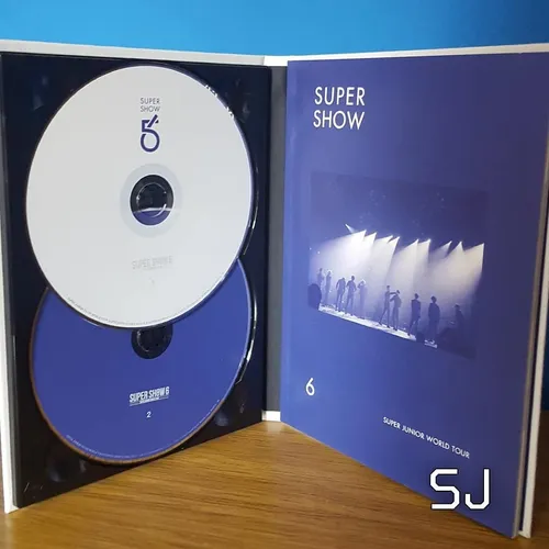 Super Junior Album Del Super Show 5 Y 6 + Poster Til Estándar (Usado)