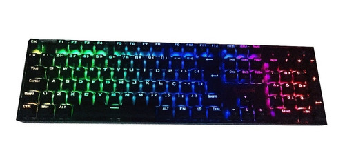 Teclado Mecanico Redragon Mitra K551 Rgb Switch Brown Led