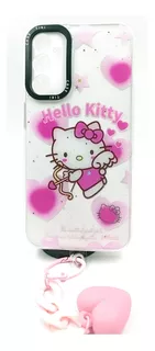 Case Kitty + Mica Cristal Para Samsung Galaxy A24