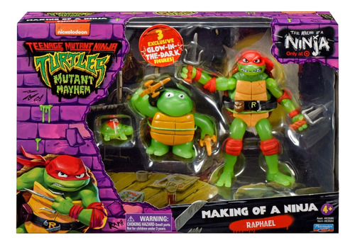Tortugas Ninja- Ninja Raphael Brilla En La Oscuridad - 83580