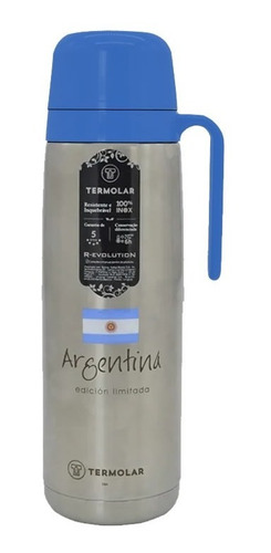 Termo Termolar R-evolution Argentina De Acero Inoxidable 1l