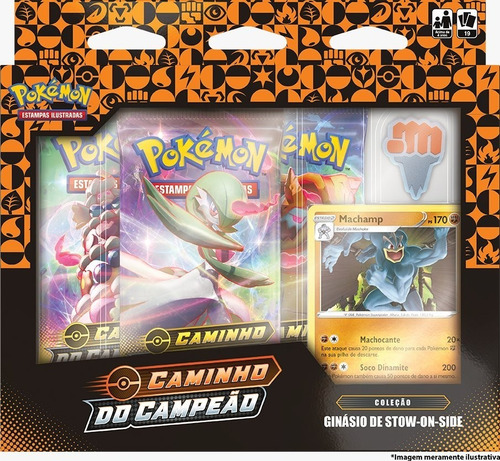 4 Box Pokémon Caminho Campeão Stow On Side Circhester Lote 2