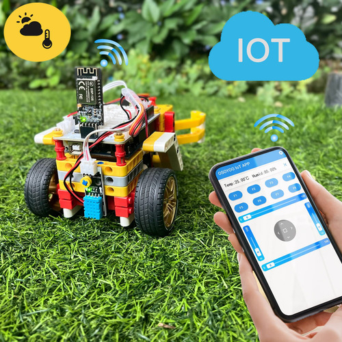 Kit De Construcción De Robot Para Arduino, Juguete Stem