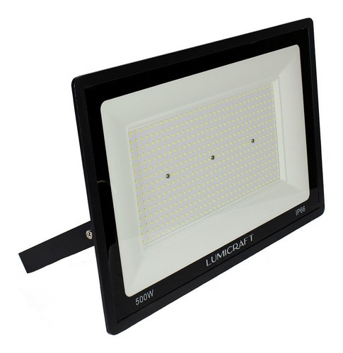 Reflector Led 500w Luminario Exterior Lumicraft Ip66 Rf500w Color de la carcasa Negro