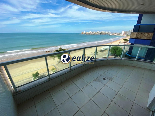 Imagem 10 de 30 de Apartamento Frente Para O Mar Com 4 Quartos À Venda Na Praia Do Morro, Guarapari-es - Realize Negócios Imobiliários. - Ap00008 - 33370186