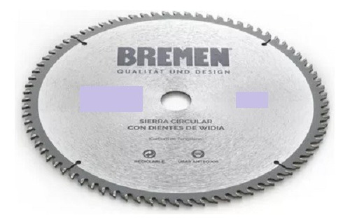 Disco Sierra Circular Bremen 350mm 100d Madera Mdf 3870