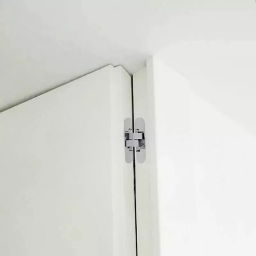 Dobradiça De Porta Oculta Com Rolamento Branco, 40 Kg